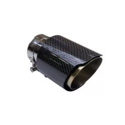 Exhaust 101mm Inlet 70mm Carbon Gloss