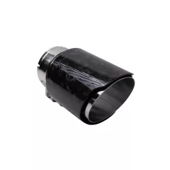Exhaust 101mm Inlet 70mm Carbon Gloss