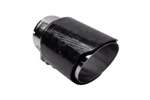 Exhaust 101mm Inlet 70mm Carbon Gloss