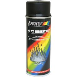   MoTip Professional Hőálló Festék Spray( 650°C) - Fekete - 400ml