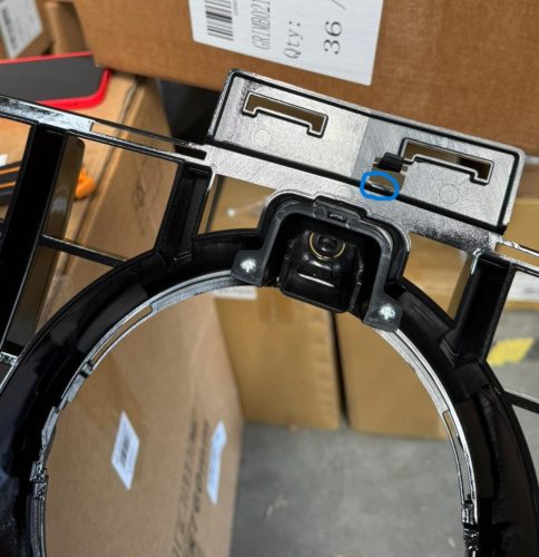 Grill Mercedes-Benz GLE W166 C292 Facelift GT Chrome & Black DAMAGED