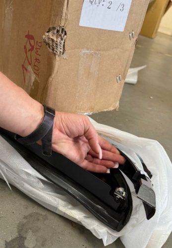 Side Steps Land Rover Range Rover III L322 Aluminium DAMAGED