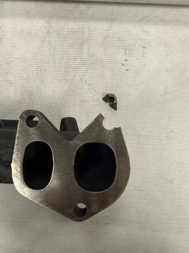 Exhaust manifold VW VR6 12V TURBO DAMAGE