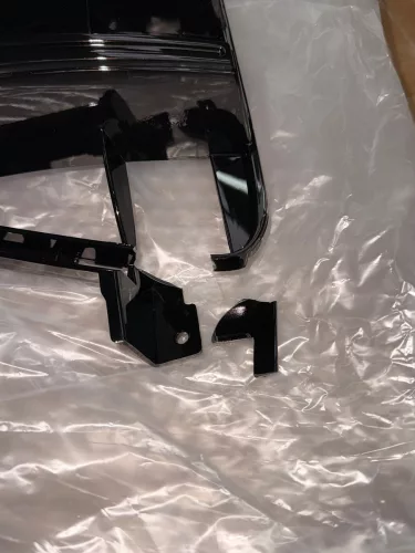 Grill Mercedes-Benz GL X166 GT Gloss Black Camera