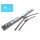 Front set dedicated silicon wiperblades Fiat Fiorino Peugeot Bipper