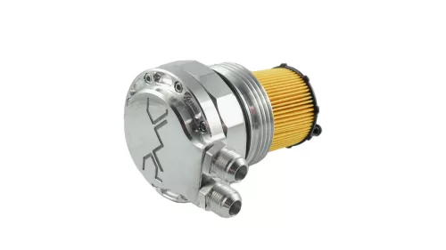 Oil filter lid (cap) with oil cooler fitting AUDI 3.0 TDI