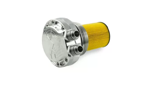Oil filter lid (cap) with oil cooler fitting VW AUDI 3.0 TDI CRTE CRTF CUEA CZVB