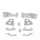 Reinforcement Nissan S14 S15 R33 R34 Body set
