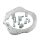 Gearbox adapter plate Honda K K20 K24 - Nissan 350Z Z33 370Z Z34 CD009 (Vertical)