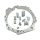 Gearbox adapter plate Toyota UZ 1UZ 3UZ - Manual / automat DCT 8HP BMW