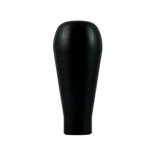 Long black aluminum knob