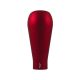 Long red aluminum knob