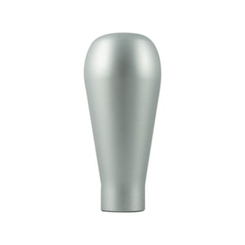 Long silver aluminum knob