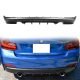 Diffuser BMW 2 F22 F23 Rear M Performance 2 Single Tips