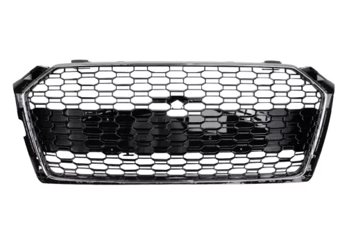 Grill Audi A5 F5 Gloss Black & Chrome