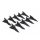 Shark Shark Fin on the Roof Door Rack Type 1 Black
