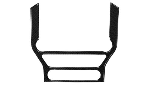 Carbon frame multi-media console for Ford Mustang 15-19