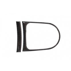 Carbon frame gear shift panel cover Ford Mustang 15-19