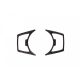 Carbon wrap headlight control panel Ford Mustang 15-19