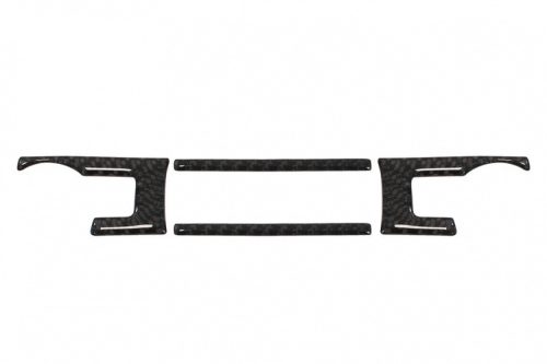 Carbon wrap central control CD strip Ford Mustang 15-19