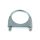 Exhaust clamp U-Clamp 42mm