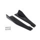 Universal Black Side Skirt Rocker Splitters Winglet Wings Canard Diffuser 48cm