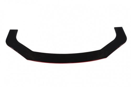 Universal front bumper splitter gloss black 3pcs.