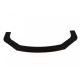 Universal front bumper splitter gloss black 3pcs.
