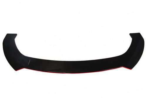 Universal front bumper splitter gloss black 3pcs.