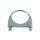 Exhaust clamp U-Clamp 80mm