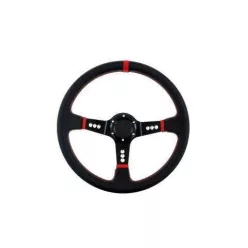 Steering wheel Pro 350mm offset:80mm Leather Black