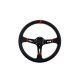 Steering wheel Pro 350mm offset:80mm Leather Black