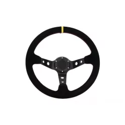Steering wheel Pro 350mm offset:80mm Yellow Suede