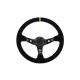 Steering wheel Pro 350mm offset:80mm Yellow Suede