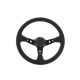 Steering wheel Pro 350mm offset:80mm Leather Black