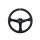 Steering wheel SLIDE 350mm offset:90mm Carbon Silver Strip