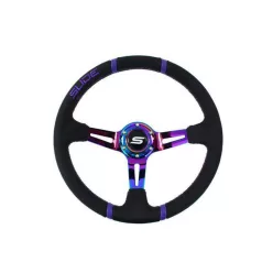 Steering wheel SLIDE 350mm offset:90mm Leather NeoChrome