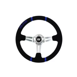 Steering wheel SLIDE 350mm offset:90mm Leather Blue