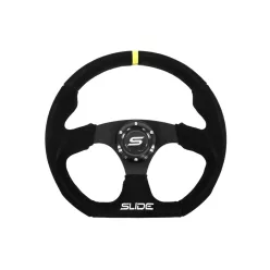 Steering wheel SLIDE 350mm offset:25mm Suede Yellow