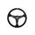 Steering wheel SLIDE 350mm offset:20mm Suede Silver