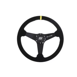 Steering wheel SLIDE 350mm offset:20mm Suede Yellow