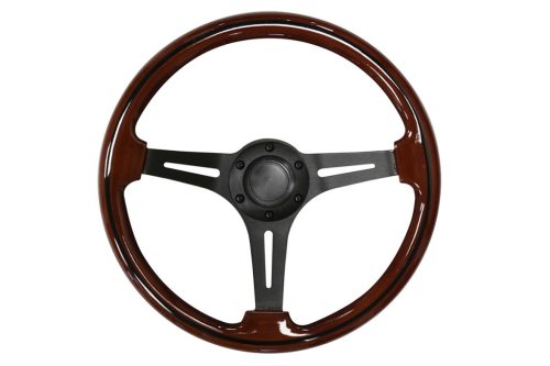 Steering wheel 350mm Wood Black