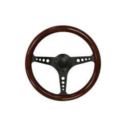 Steering wheel 350mm Wood Black