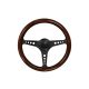 Steering wheel 350mm Wood Black