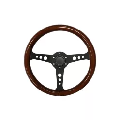 Steering wheel 350mm Wood Black