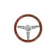 Steering wheel 380mm Wood