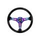 Steering wheel SLIDE 350mm offset:30mm NeoChrome Wood Black