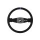 Steering wheel SLIDE 350mm offset:90mm Suede Purple Strip