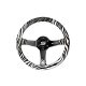 Steering wheel SLIDE 350mm offset:90mm Wood Hydrographics