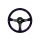 Steering wheel SLIDE 350mm offset:90mm Wood Hydrographics